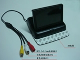 4.3 -inch folding vehicle display Back 2 video DVD or video, automatic switch, ultra-thin hd