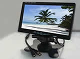 7 inch  monitor vehicle monitor video BNC female head of household with wide voltage/debugging